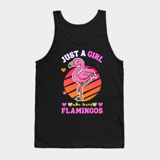 Just a girl who loves flamingos Tank Top